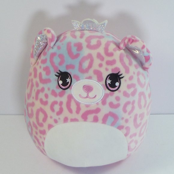 Squishmallow Pink Leopard Stuffed Plush Animal - Picture 1 of 5